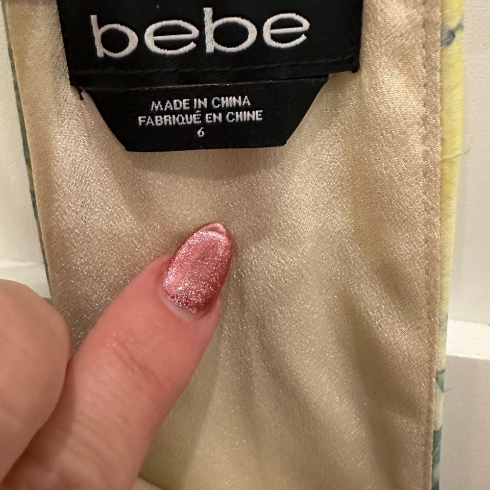 Bebe sleeveless Maxi Gown Size 6 - Picture 4 of 9